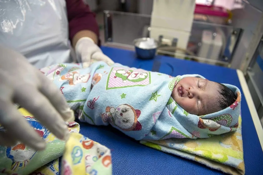 Newborn baby