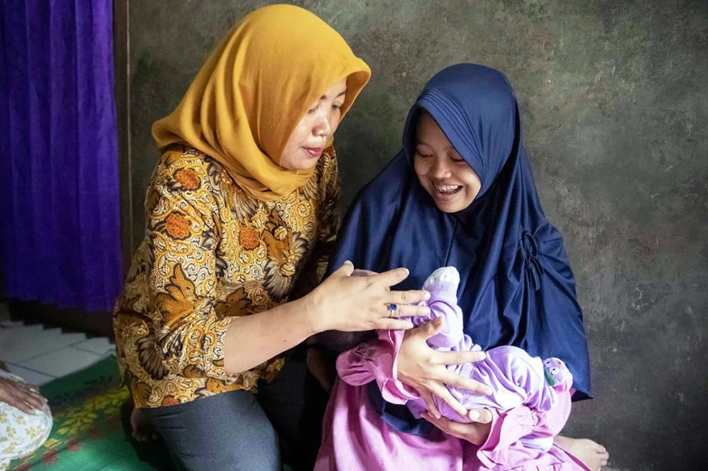 Two midwives