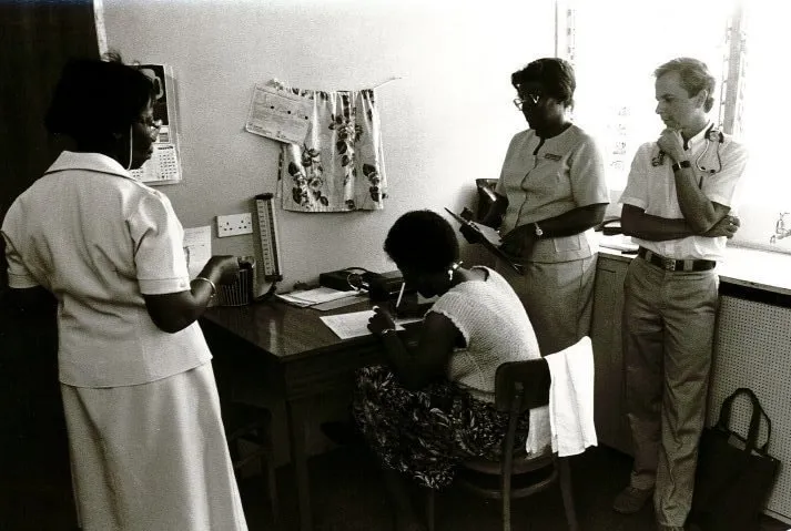 group of people in office