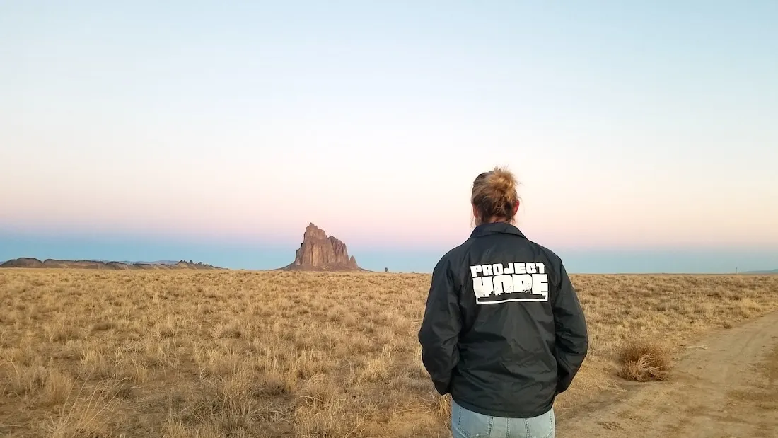 Project HOPE volunteer Lisa Bartleson in Navajo Natio
