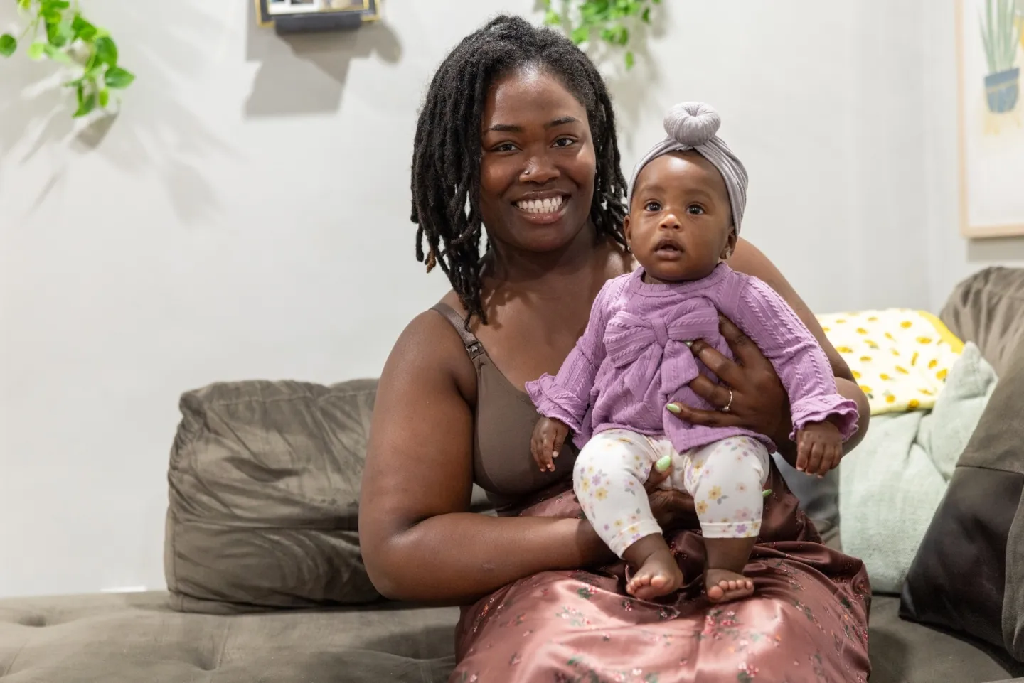 mother with newborn daughter