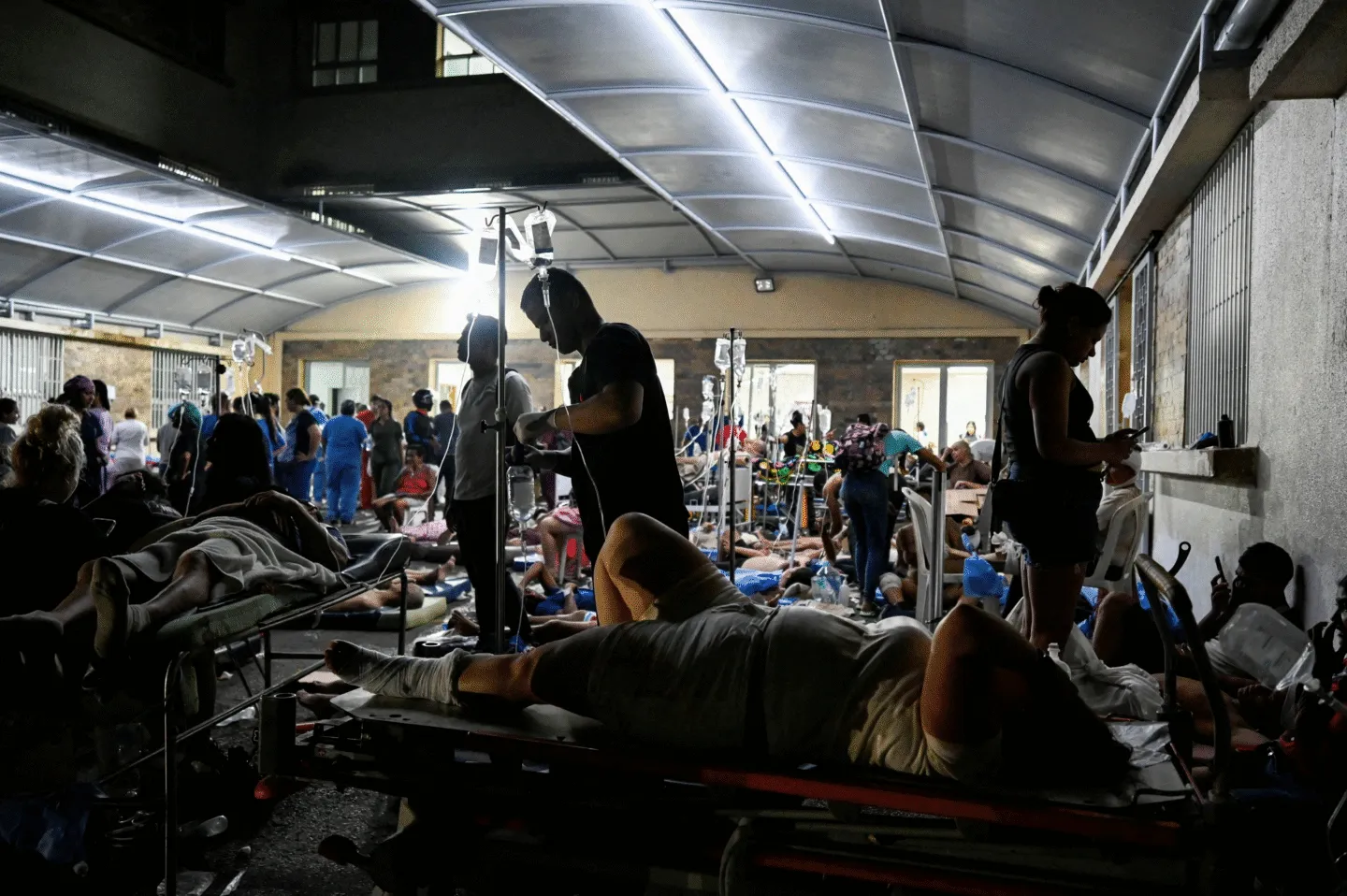 clinic pop-up in Venezuela following two earthquakes